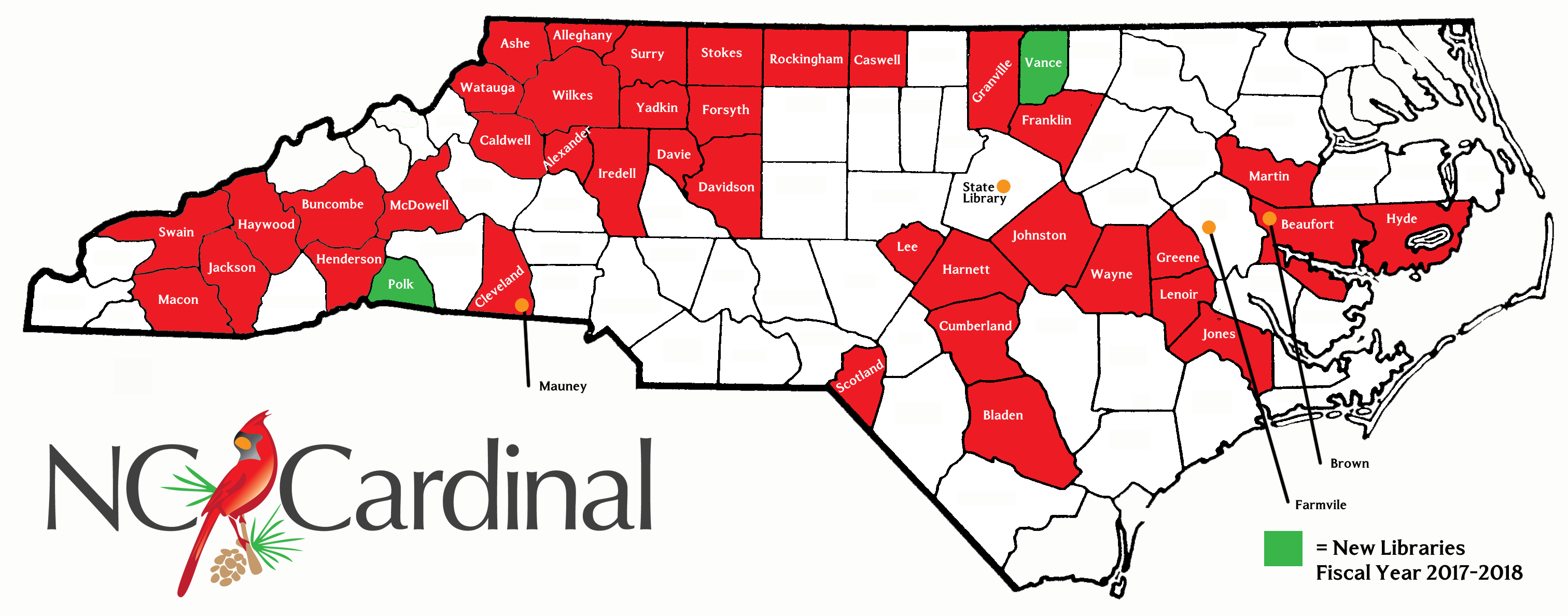 Polk County Joins the NC Cardinal Consortium! 