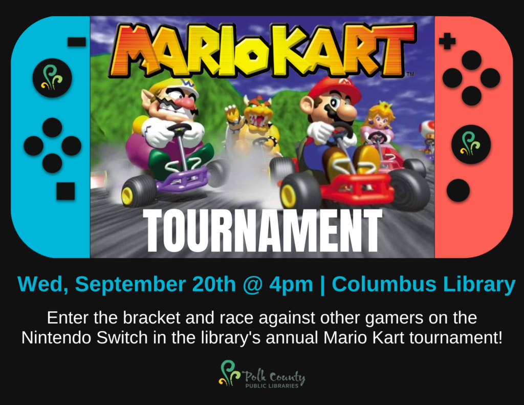 Mario Kart Tournament  Rowan County Public Library